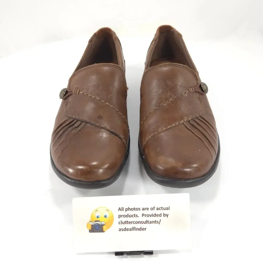 Cobb Hill by New Balance Slip On Casual Loafer Shoe Womens Size 7 CAG01AL Brown